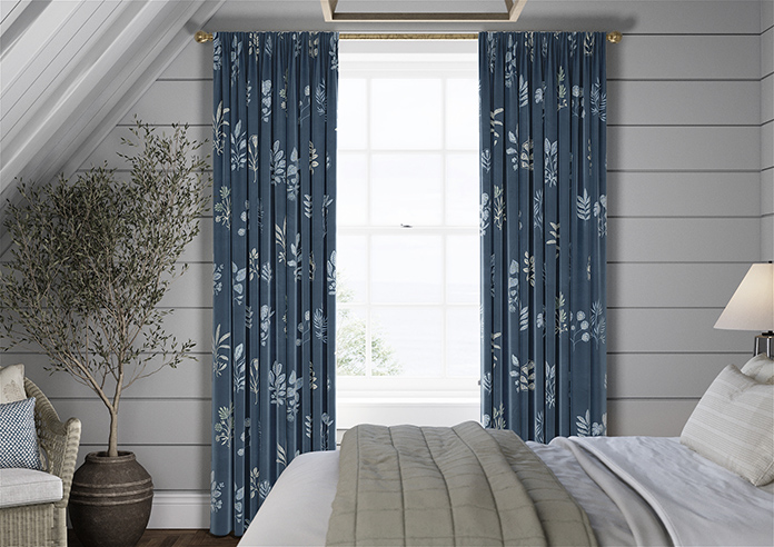 Botanical Velvet, Oceania - Made to Measure Curtains - Image 3